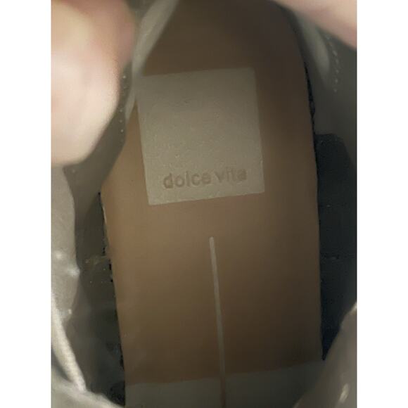 NWOB Dolce Vita Trist Tay Ankle Boots •Women 8.5• Dark Taupe Suede Pull On - Picture 11 of 11